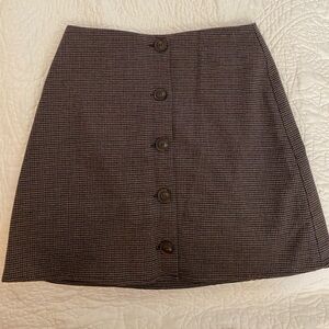 NEW! Lost & Wander plaid skirt, size XS